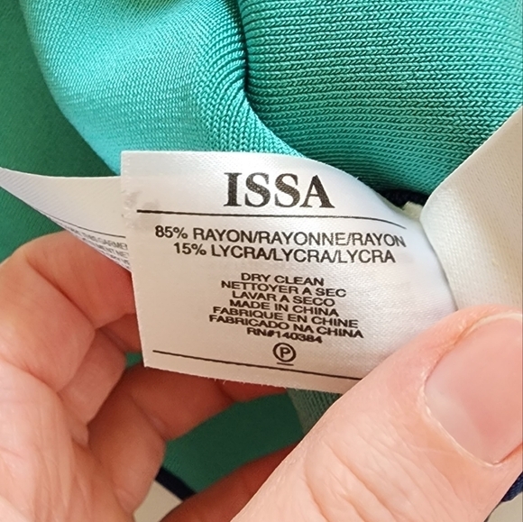 Issa Realreal Blue Crop Jacket L NWT - Picture 6 of 7